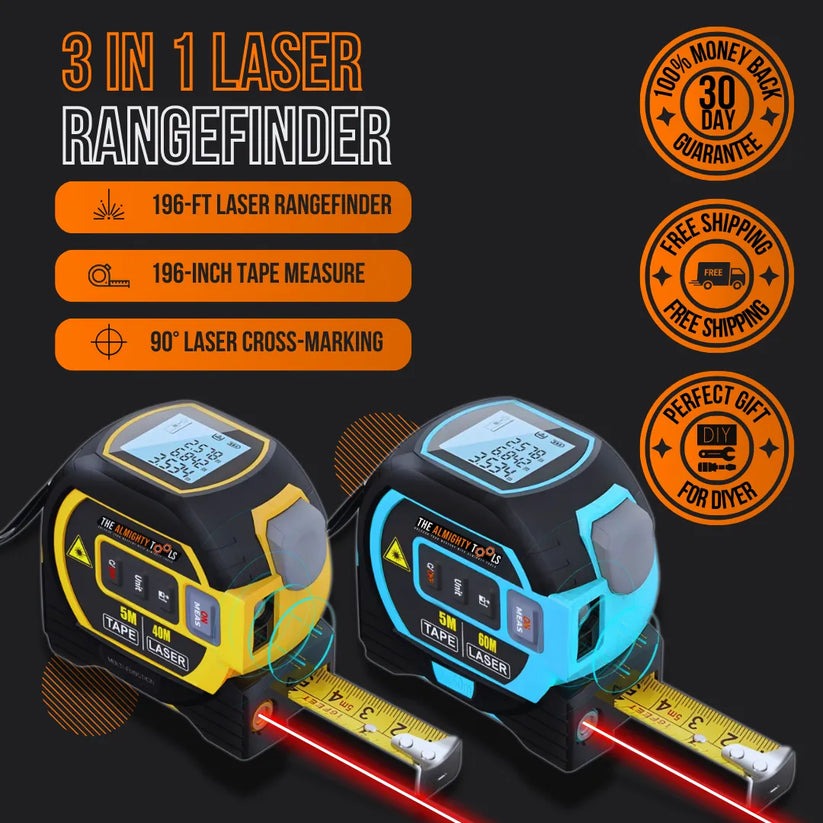 Precision Pro Laser Tape Measure