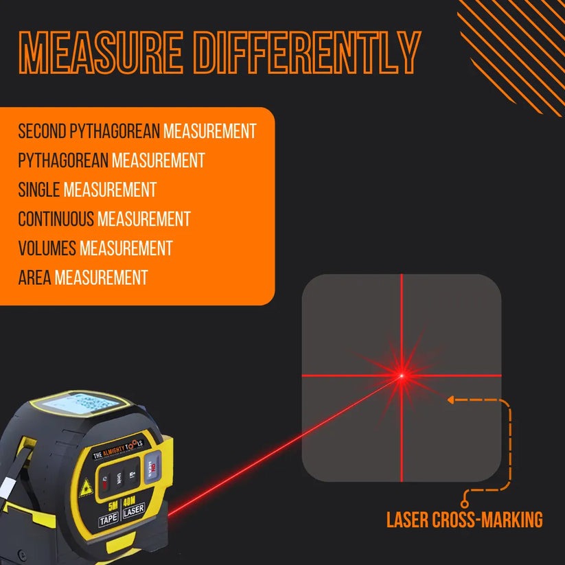 Precision Pro Laser Tape Measure