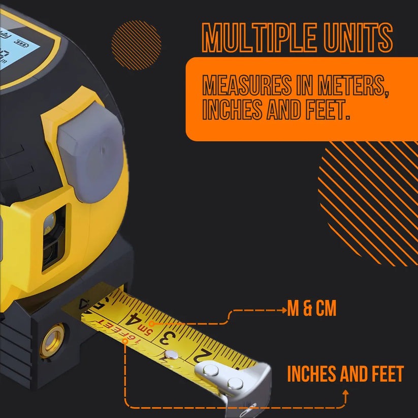 Precision Pro Laser Tape Measure