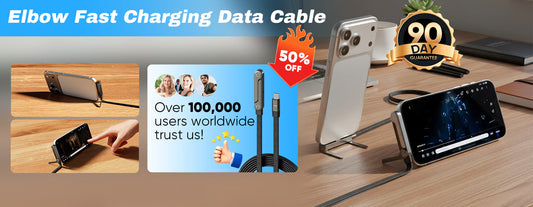 Elbow Fast Charging Data Cable